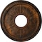 Ekena Millwork Tirana Ceiling Medallion (Fits Canopies up to 4 3/4"), 13 7/8"OD x 3 3/4"ID x 1 1/4"P, Rust CM13TIRUS - alternate 1